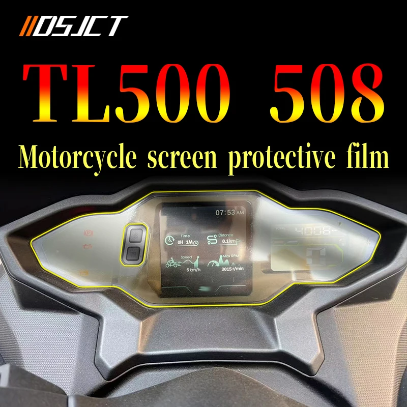 

For SYM TL500 508 Motorcycle Instrument Dashboard Cluster Scratch Protection Film Screen Protector