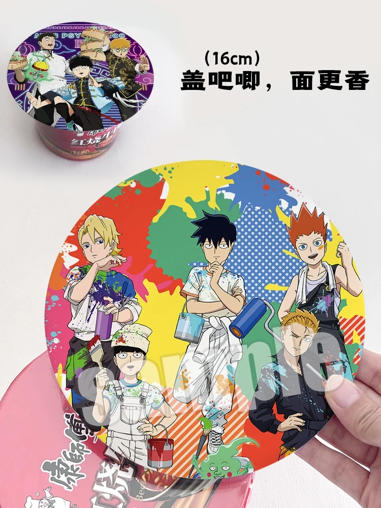 

Anime Mob Psycho 100/Mobu Saiko Hyaku Kageyama Ritsu Dimple Cosplay Cartoon Instant Noodles Badge Emblem Medal Adorn Xmas Gift