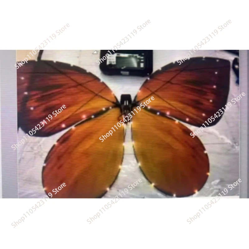 2026 New Style LED Lighted Bionic Butterfly Model Remote Control Receiver For Wedding Performance Large Event Girlfriend Gift