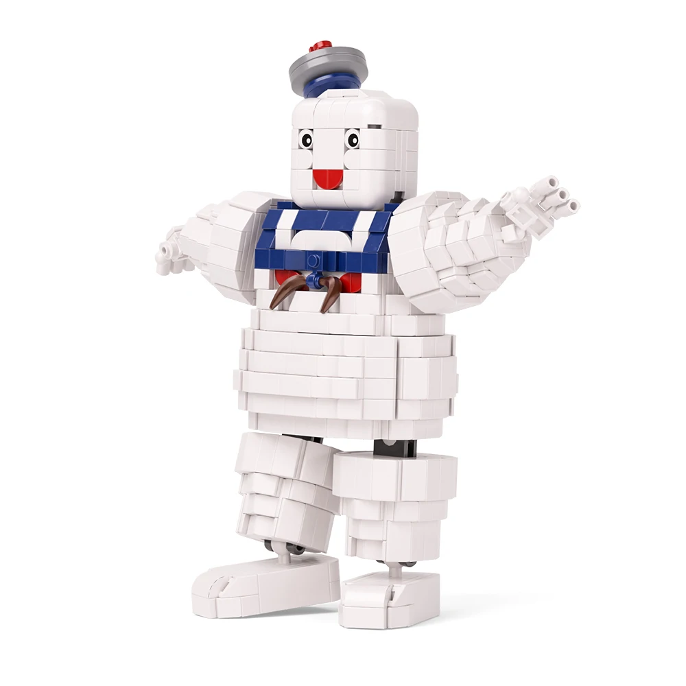 Stay Puft Marshmallow Man Building Block Toys, Ghostbust Action Figure Fantasy Adventure Movie Gifts for Boy Girl Kids Adults