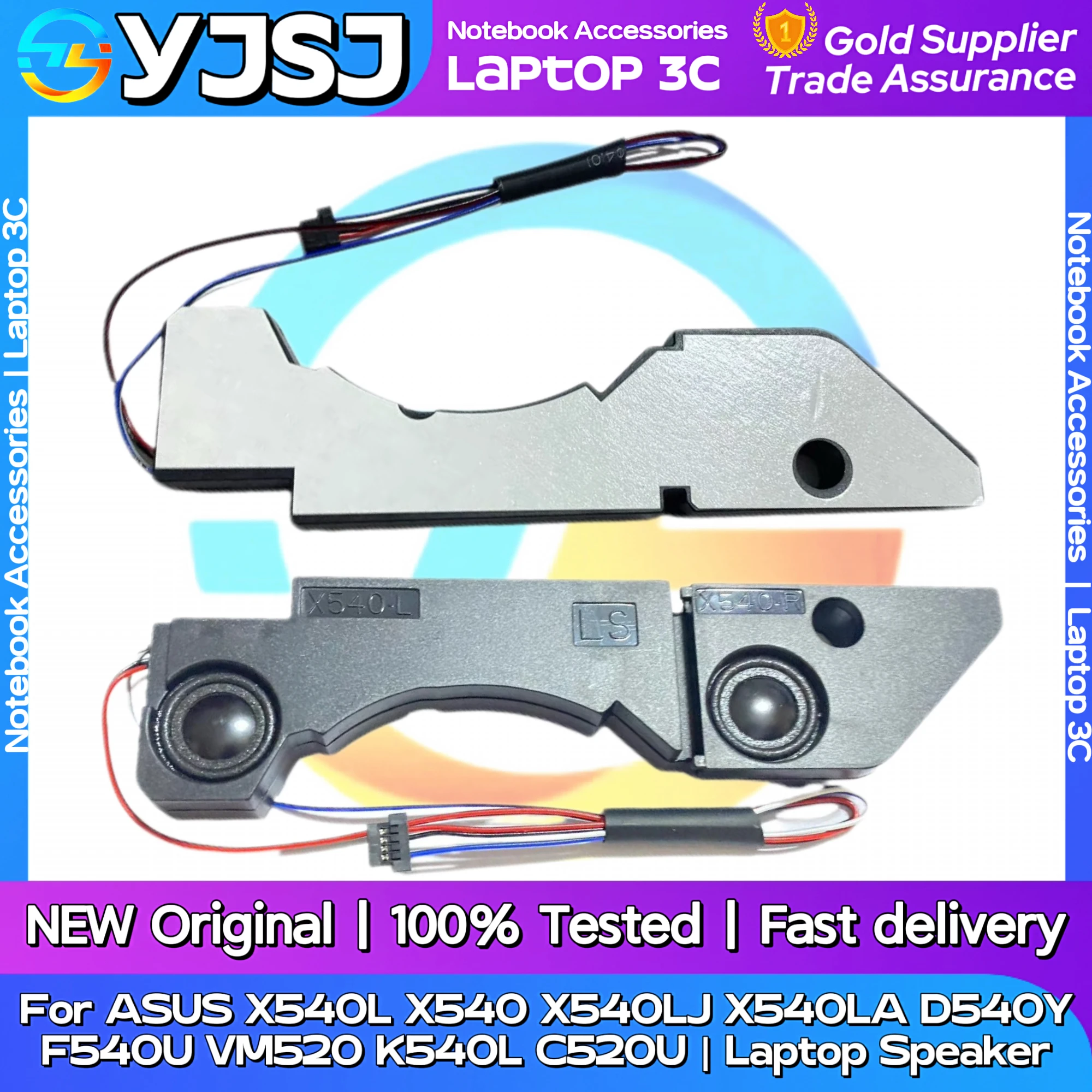 New Original Laptop Notebook Speaker For ASUS X540L X540 X540LJ X540LA D540Y F540U VM520 K540L C520U Built-in speaker horn audio