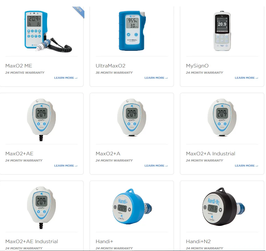 Gas Analyzer Detector For Checking Patient O2 Concentrators MAXTEC UltraMax O2