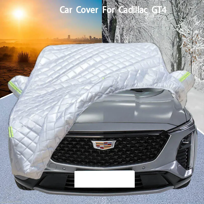 

For Cadillac GT4 Car Cover Delivers Hail Protection, Scratch Guard, prevents paint peelingRain & Snow Resistance