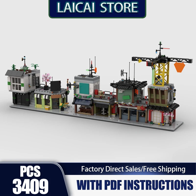 

Набор строительных блоков Movie Model Moc: серия City, технологичные кирпичики для самостоятельной сборки, праздничный конструктор, подарки