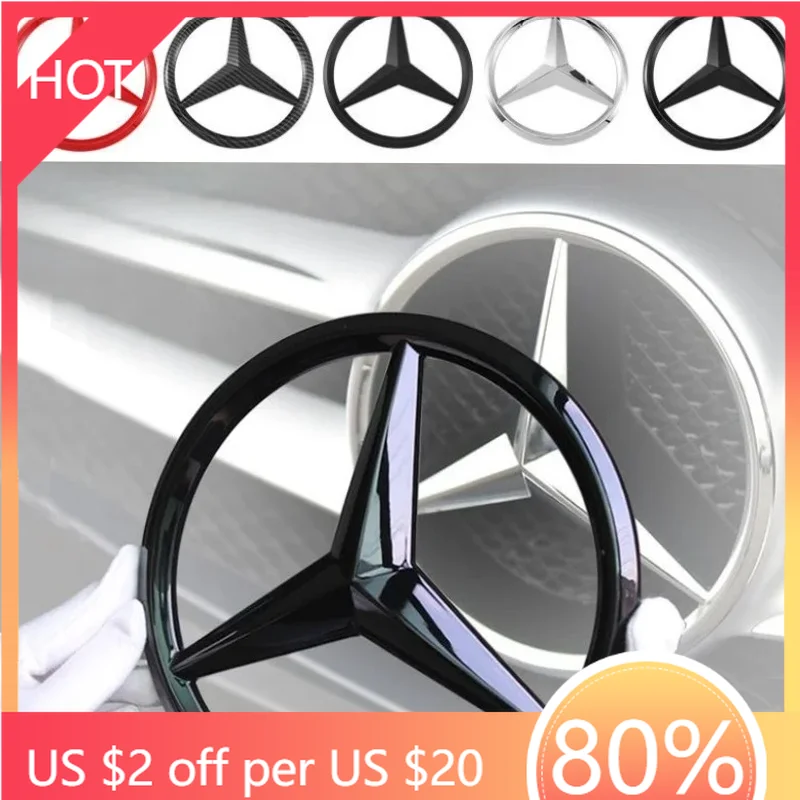 

Колпаки ступиц 18,8/21 см, большая наклейка на переднюю решетку автомобиля для Mercedes Benz GLA GLB AMG GLS G C E GLE GLB A AMG, украшение на крышку Acc