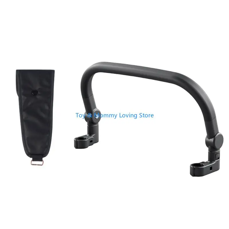 

Y1QF Комплект усиления безопасности коляски Передние удерживающие ремни в промежности Высокопрочная алюминиевая пластиковая рама