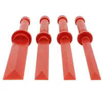 2pcs Plastic Chisel Scraper Auto Trim Removal Tool Non-Scratch Scraper Tool Plastic Chisel Scraper Auto Trim Removal Tool