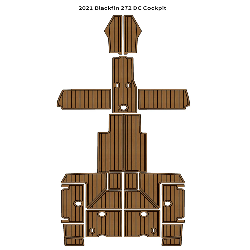 

2021 Blackfin 272 DC Cockpit Pad Boat EVA Foam Teak Deck Floor Mat Self Adhesive