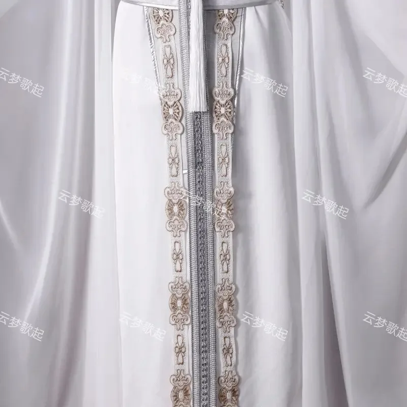 DY20ChuWanning MoRan Китайская телевизионная серия против старения 2Ha Immortality chu wanning Косплей chu wanning Костюм Белое платье Ancient H