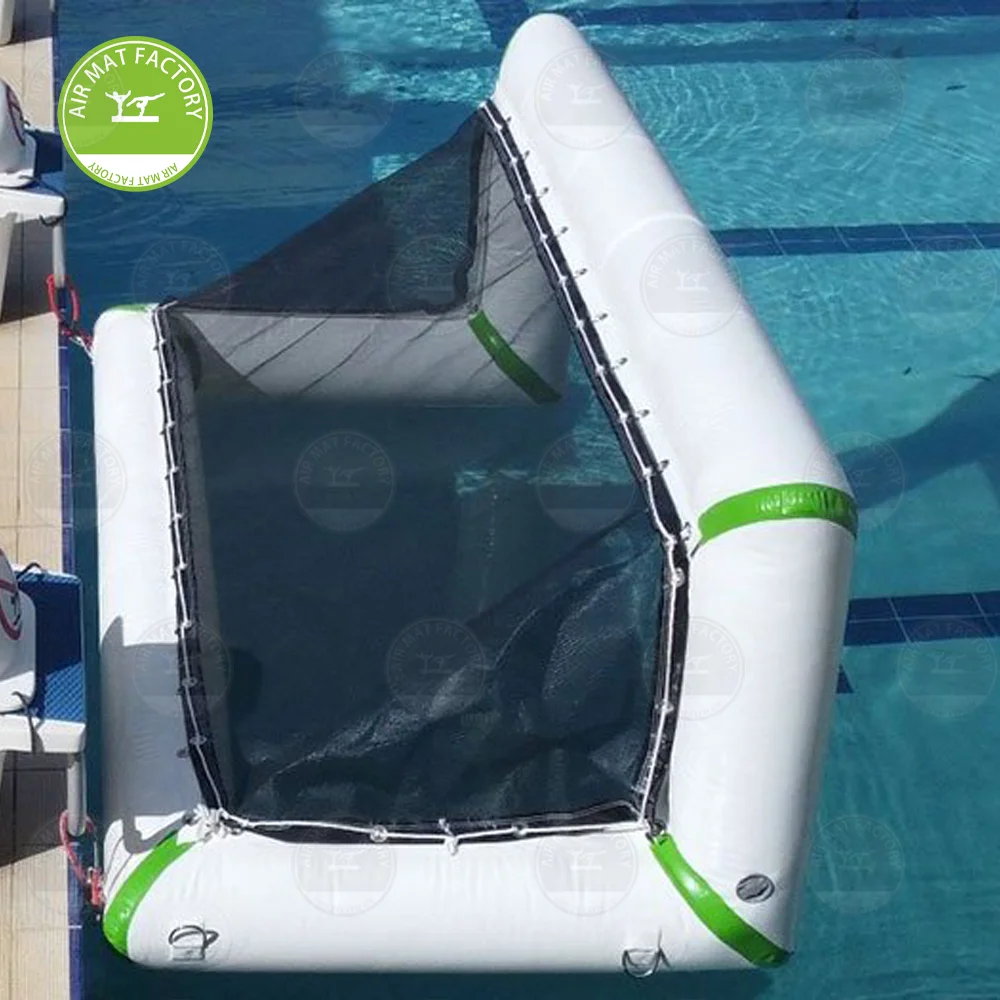 

PVC Water Sports Water Polo Goal Inflatable Ball Goal Team Game Water Games for Teens and Adults Durable with Air Pump