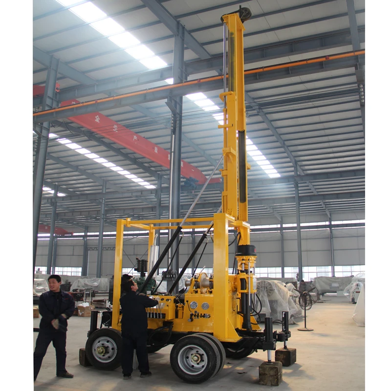 Full hydraulic soil sampler 100M depth sample core drilling rig machine for survey test