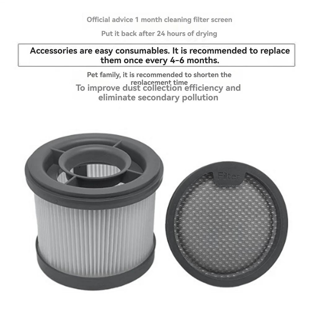 6 pçs filtro e filtro de algodão para dreame z10/z20 estação varrendo robô acessórios robô mais limpo peças replacementm14k