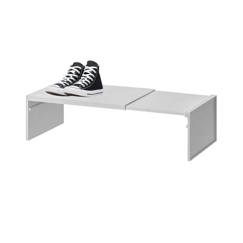 Expandable Cabinet Shelf Organizer Space-Saving Stackable Layered Shelf Non Slip Lightweight Heavy Duty Kitchen Storage