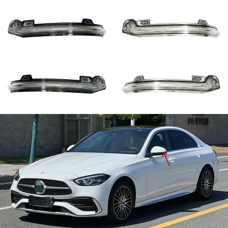 

For Benz W206 X254 GLC EQE V295 CLE 2022-2025 A0999066902A0999067002 Wing Mirror Indicator Lamp Turn Signal Light Car Accessory