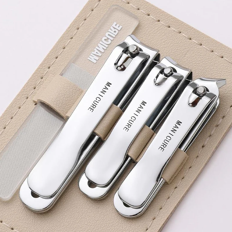 

Gradient Color Nail Clipper Set Of Four Rotating Bag Nail Clipper Set Large And Small Oblique Nail Clippers