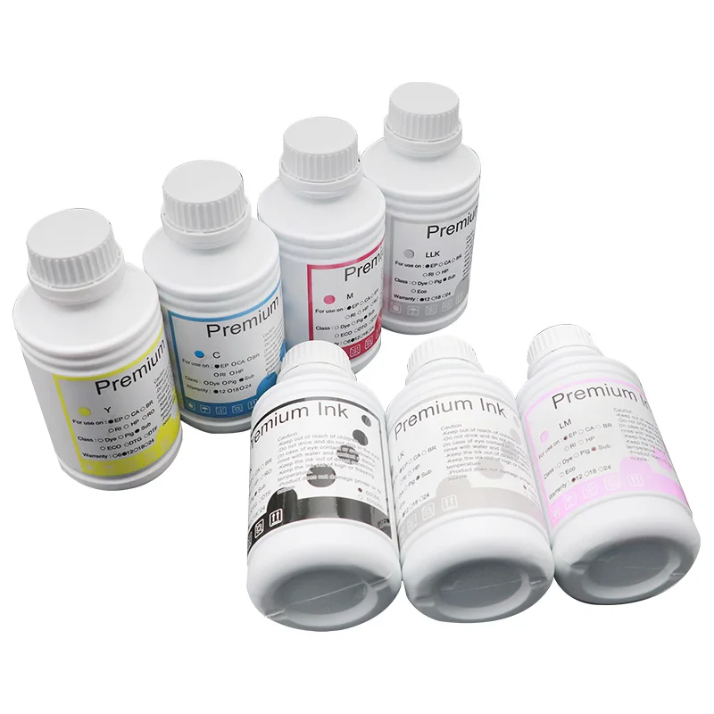 Sublimation ink For Epson , Fluorescent Sublimation , Thermal transfer ink For T-shirt  Phone shell  Mugs  Ceramics etc