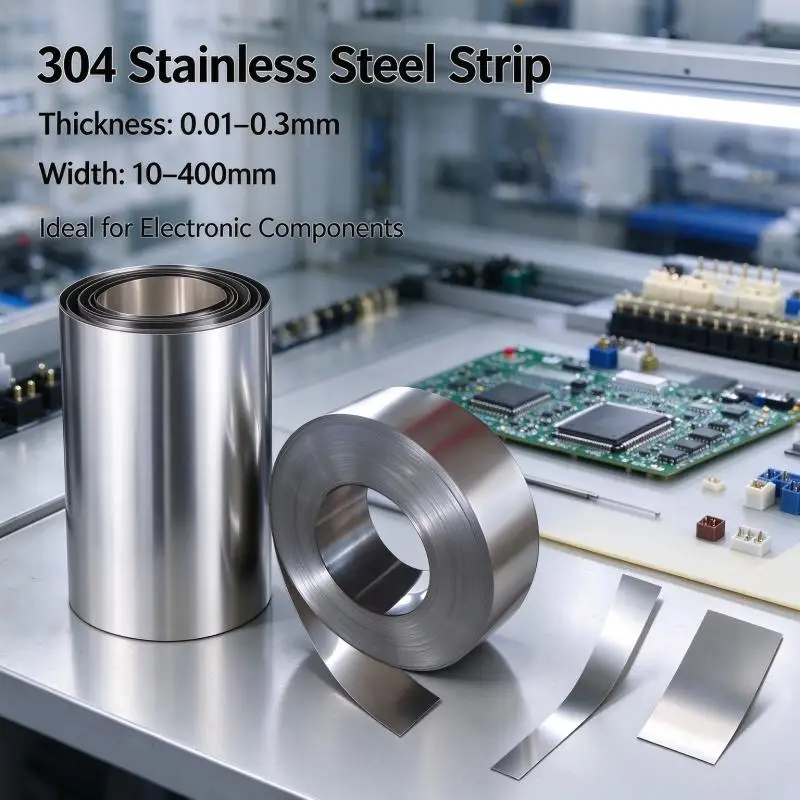 1roll 0.01mm To 0.3mm Stainlesss Steel Foil Shim Sheet Plate
