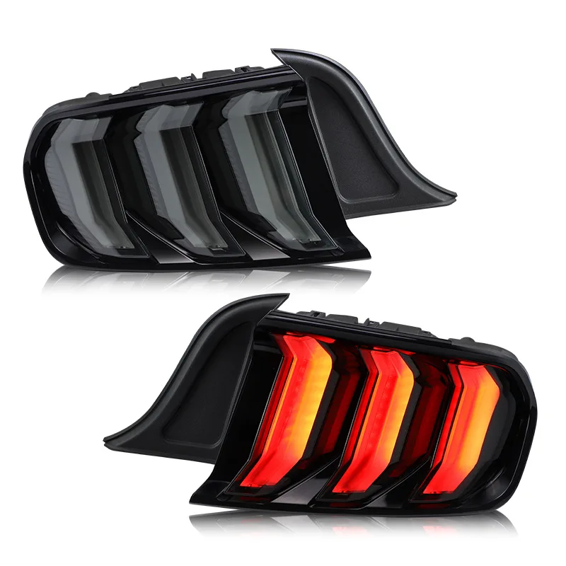 

SMVP Modified Rear Tail Light for 15-20 Ford Plug and Play Mustang LED Streamlight Turning Car Tail Light Assembly