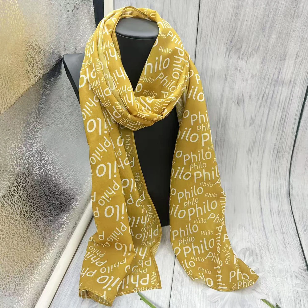 Sciarpa regalo per feste con lettera iconica greca PHILO Fellowship Club