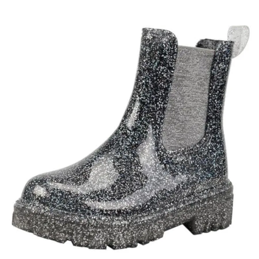 

Harssidanzar Womens Ankle Rain Boots Waterproof Chelsea Boots, Anti-Slipping Rainboots and Garden Shoes for Ladies with Comfort