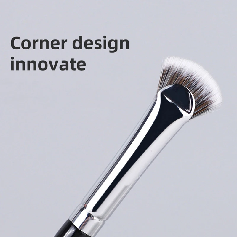 1PCS Professionele waaiervormige wimperborstel Zacht Geen verlies Schoonheid Wimper Make-up Kwasten Mascara Markeerstift Poeder Smudge Tool