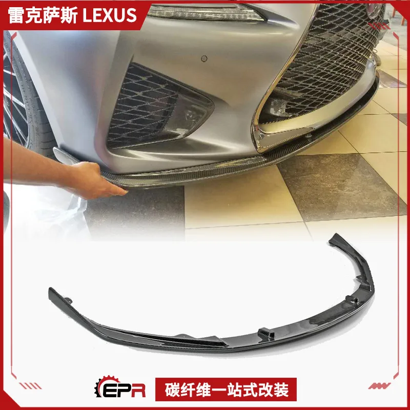 

Подходит для Lexus, Lexus GS350, модифицированного ZR переднего подбородка из углеродного волокна, небольшой сумки на передней лопате