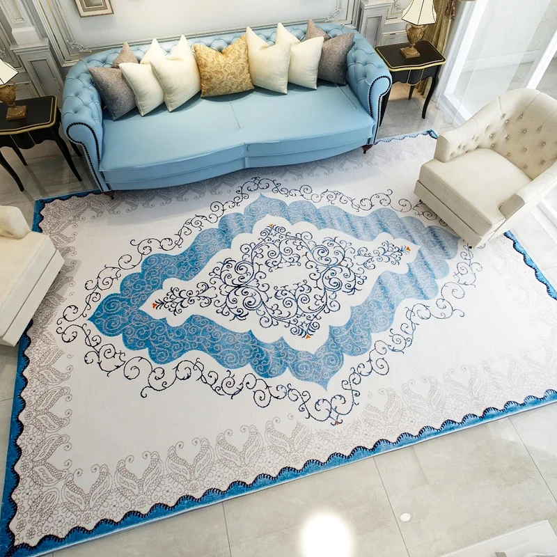 Modern Nordic home large area bedroom carpet Oushiman simple living room coffee table carpet