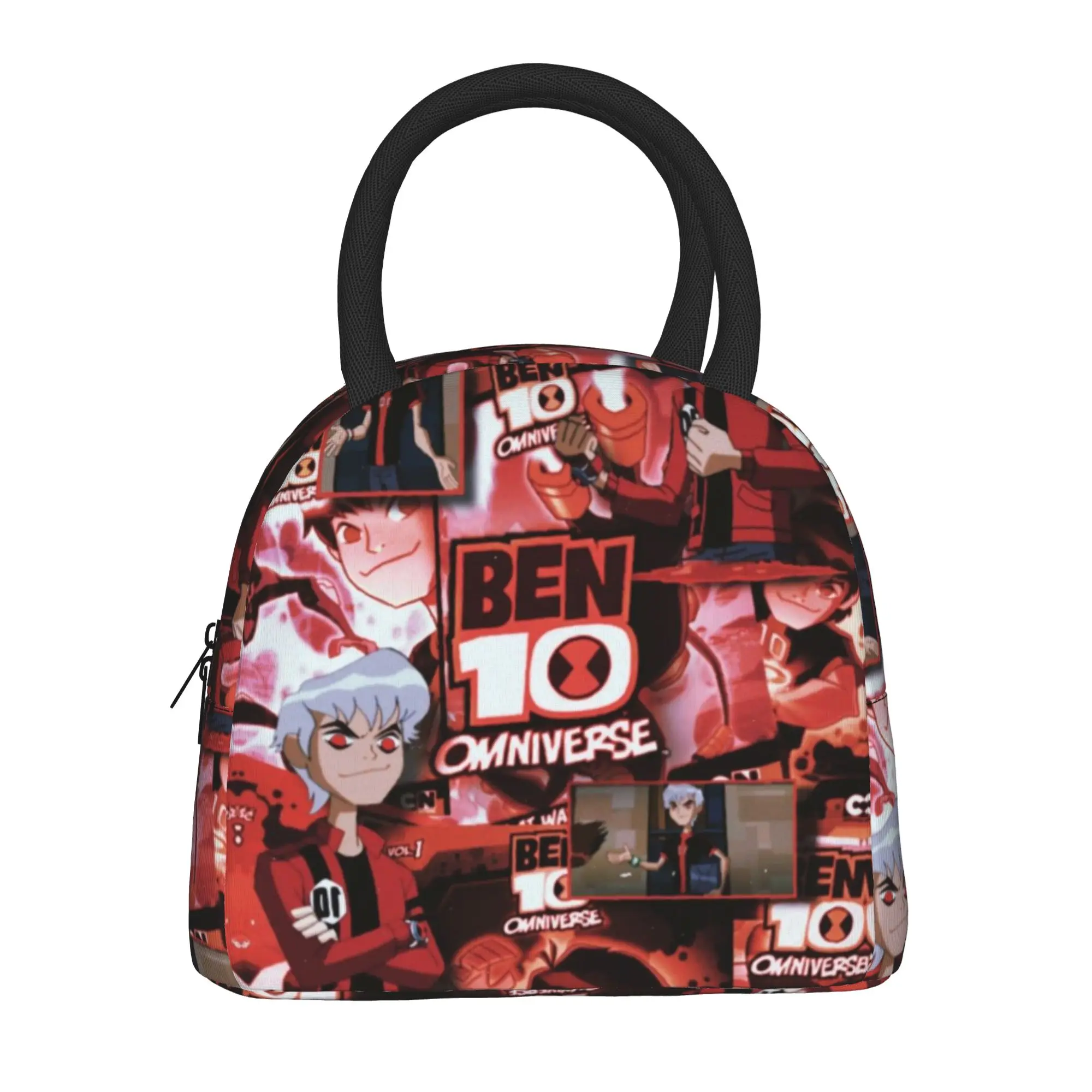 Back to school season  Snack Bag Ben10 Omniverse Albedo Poster Kawaii Harajuku Design Daily Heat Preservation Lunch Bag