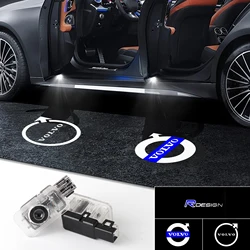 LED 웰컴 라이트 프로젝터 사인 고스트 라이트 장식 액세서리, 볼보 RDESIGN XC60 V60 S60L V40 V40CC S80L XC90 2015-2024, 2 개