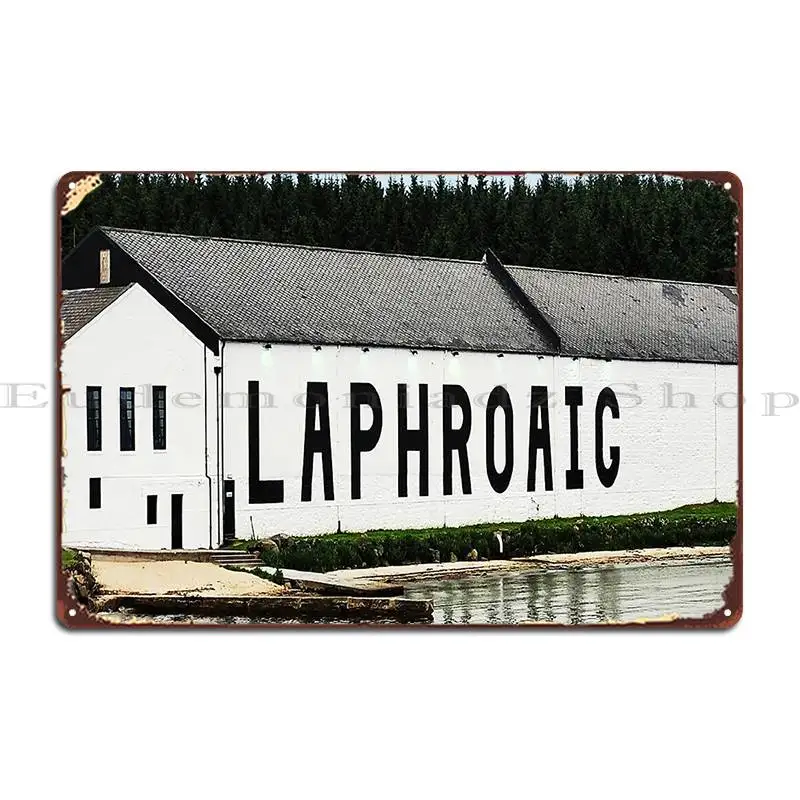 Laphroaig Distillery Metal Sign Pub Printing Wall Decor Party Wall Pub Tin Sign Poster