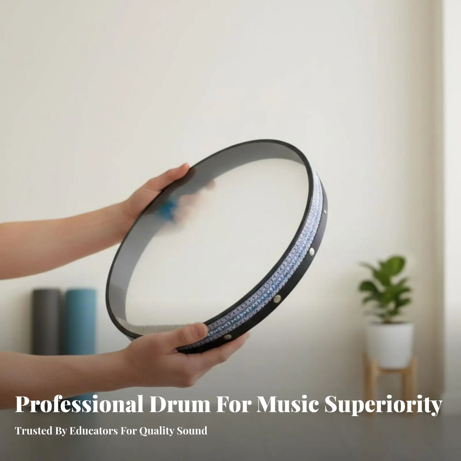 

Барабан Wave Drum, большой, 16 дюймов, ударный инструмент премиум-класса, двусторонний дизайн, для медитации, музыкантов, релаксации