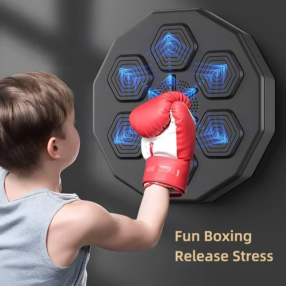 Intelligent Music Boxing Trainer Electronic Boxing Machine Response Target Home Wall Hanging Sanda Sandbag Boxing Game Training