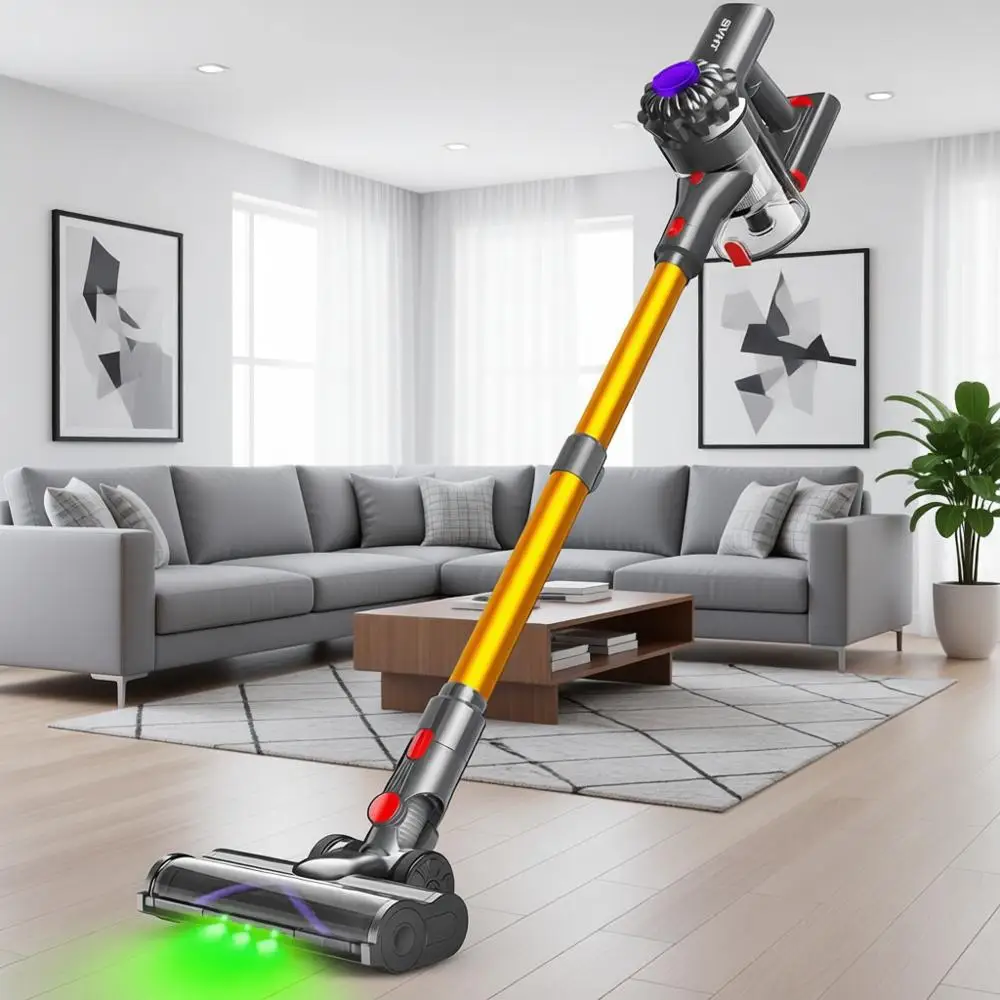 450W 40KPA Vacuum Cleaners, Lightweight Stick Vacuum, 45Mins Rechargeable Battery, Ideal for Carpet, Pet Hair, Hardwood Floors