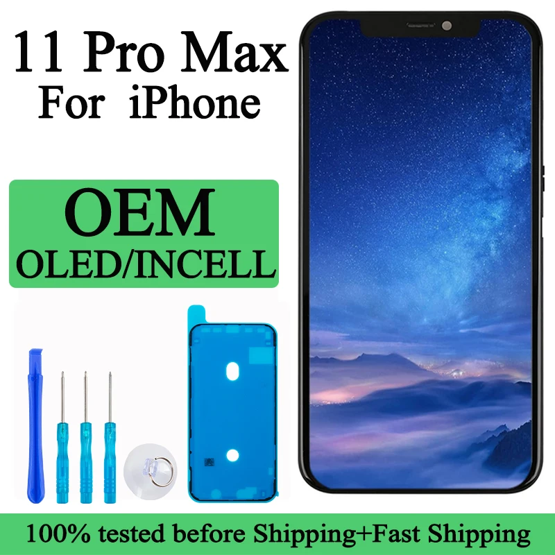 A2218 A2161 A2220 100% Tested Premium Lcd For IPhone 11 Pro Max Factory Display Touch Screen Digitizer Assembly Replacement Part