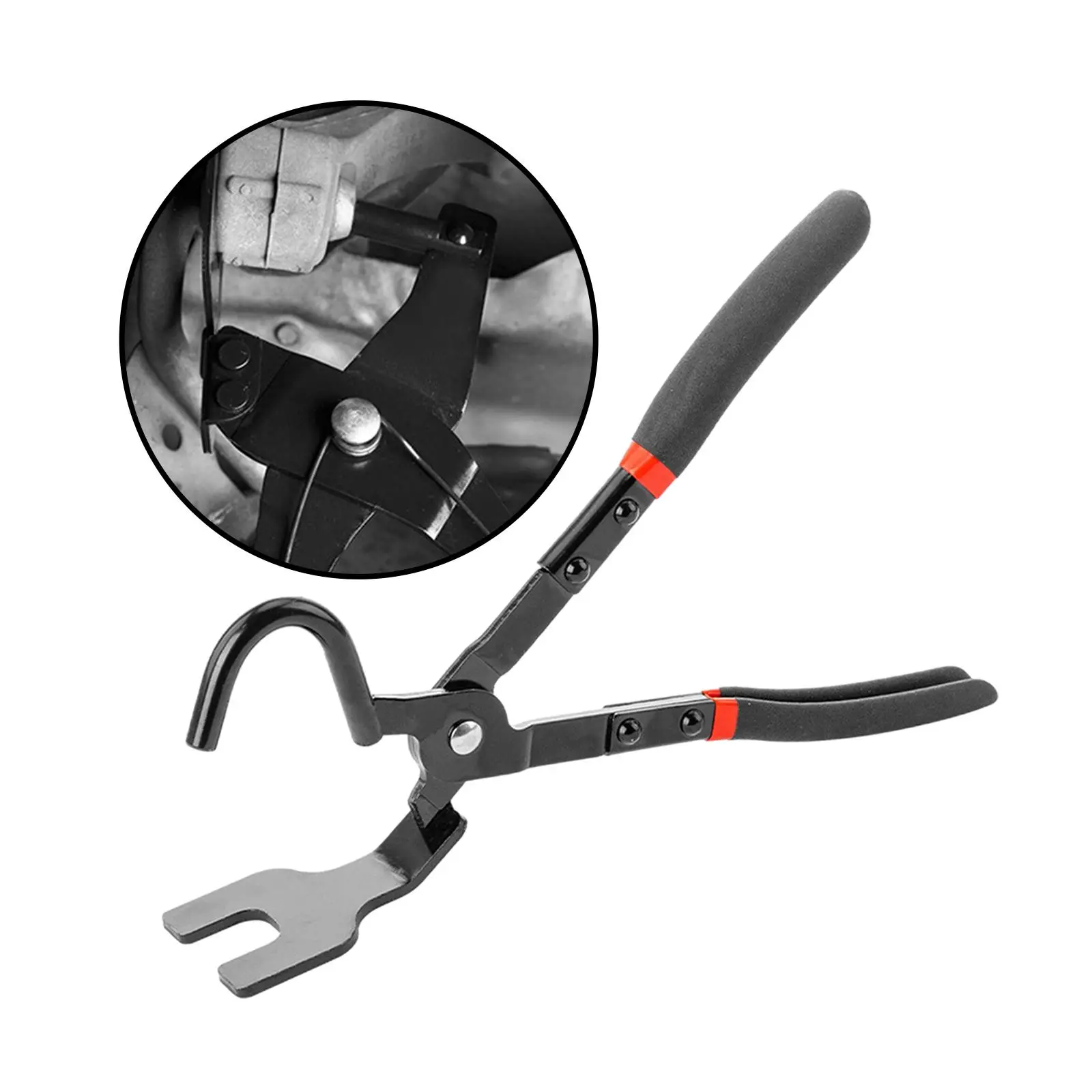 

Muffler Exhaust Rubber Hanger Removal Pliers with Comfort Grip Handle Universal Car Hanger Tool for Exhaust Pipe Maintenance
