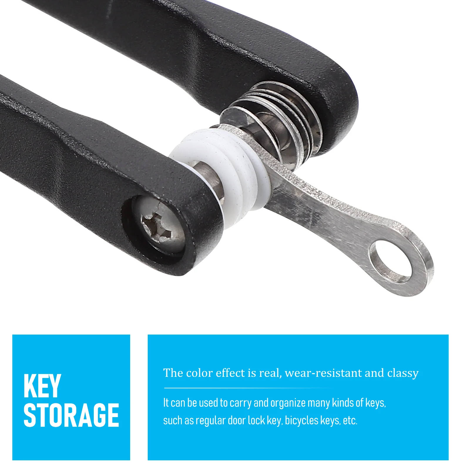 U-shaped Key Holder Carabiner Keys Organizing Tool Clamp Outdoor Clip for Aluminum Alloy Accessory Man Sturdy