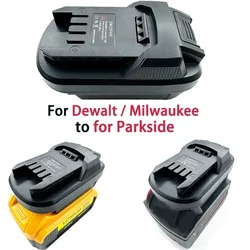 Battery Adapter Converter For Dewalt/Milwaukee 18V Li-ion Battery to for Parkside 20V Cordless Power Tools Use