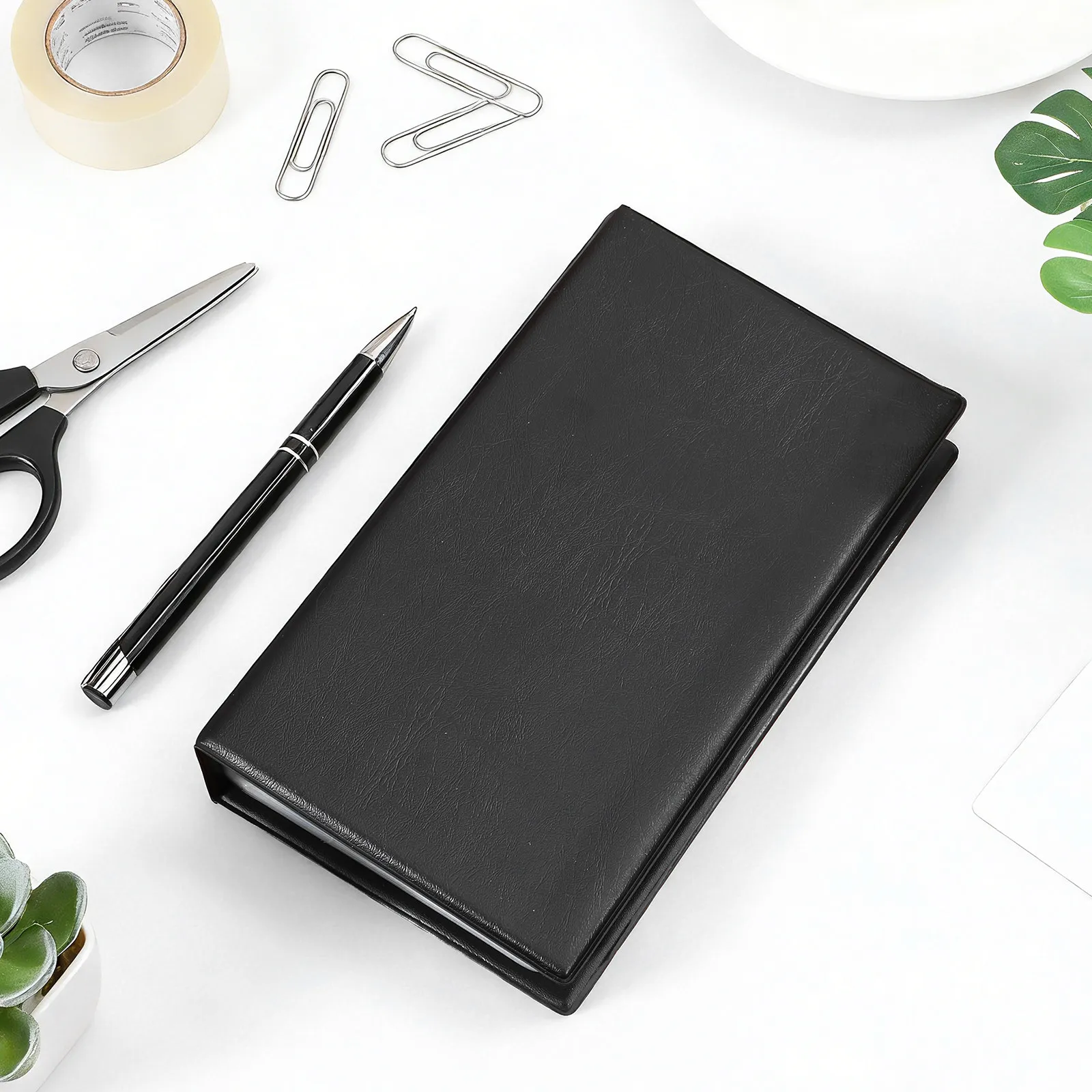 Business Card Holder Book Large Capacity Holds 240 Cards Business Organizer Credit Card Pocket Case Portable Small