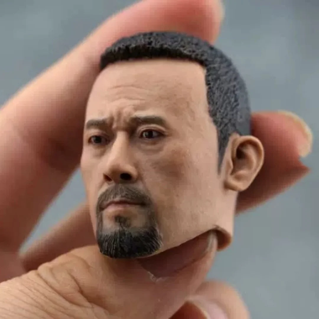

jiang wen HP Headplay 1/6 Male Head Carving Star Toys Asia Actor Soldier d Model 1/6 Scale Action Figure Body Hobbies