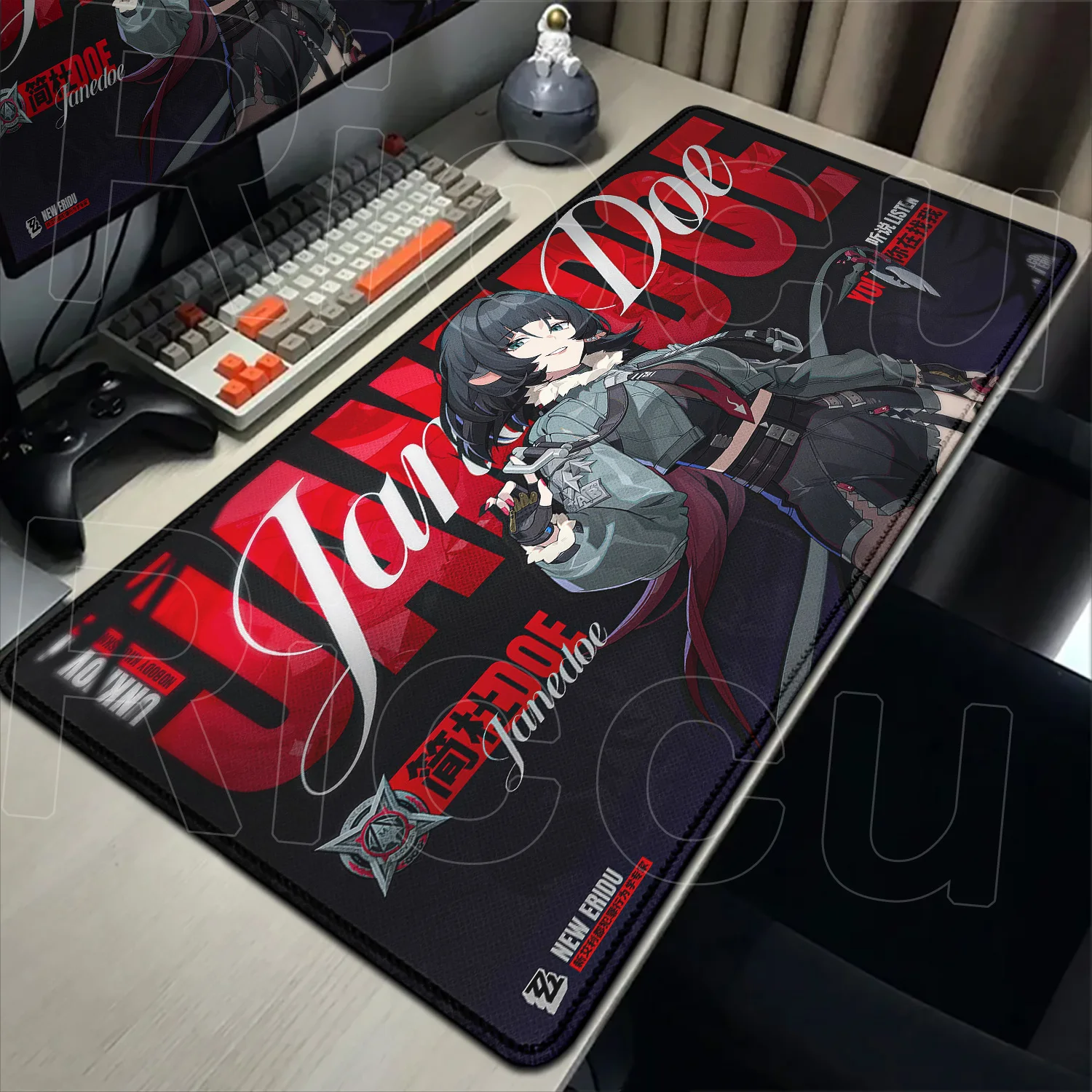 لوحة ماوس أنيمي للألعاب Zenless Zone Zero المطاط Mausepad XXL ألعاب الكمبيوتر غير قابلة للانزلاق حصيرة الفئران جين دو لوحة المفاتيح ملحقات الكمبيوتر #1