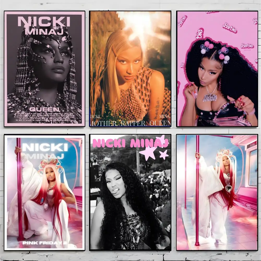 hiphop pop star N-Nicki Minaj Poster Premium Decor Art & Gift for Household Lounge Home Ornaments