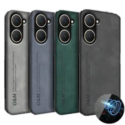 Shockproof Case for VIVO Y03 Y18 Y28 Y28S 5G Y17S Y27 Y16 Y35 Y02 Protective Cover Magnetic Suction Car Holder Coque Funda Capa