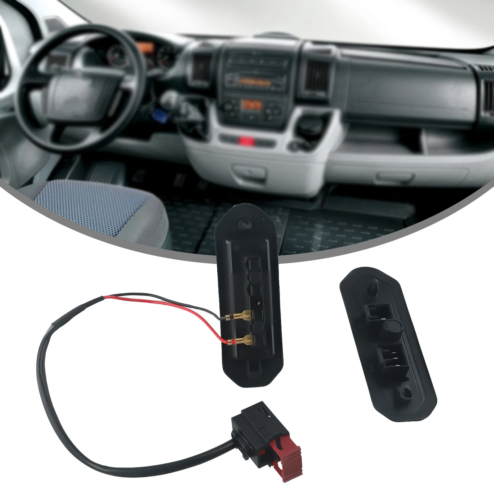 Black \Sliding \Door \Lock \Contact \Switch For Fiat For Ducato for jumper Boxer 1348483080 6366C5 Central Locking Systems