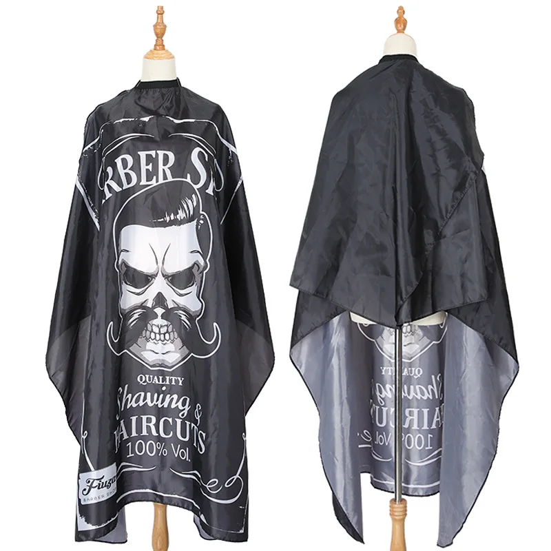 Retro Pattern Haircut Cloth Barber Polyester Apron Hairdressing Waterproof Cape Salon Antistatic Hairdresser Capes Styling Tools