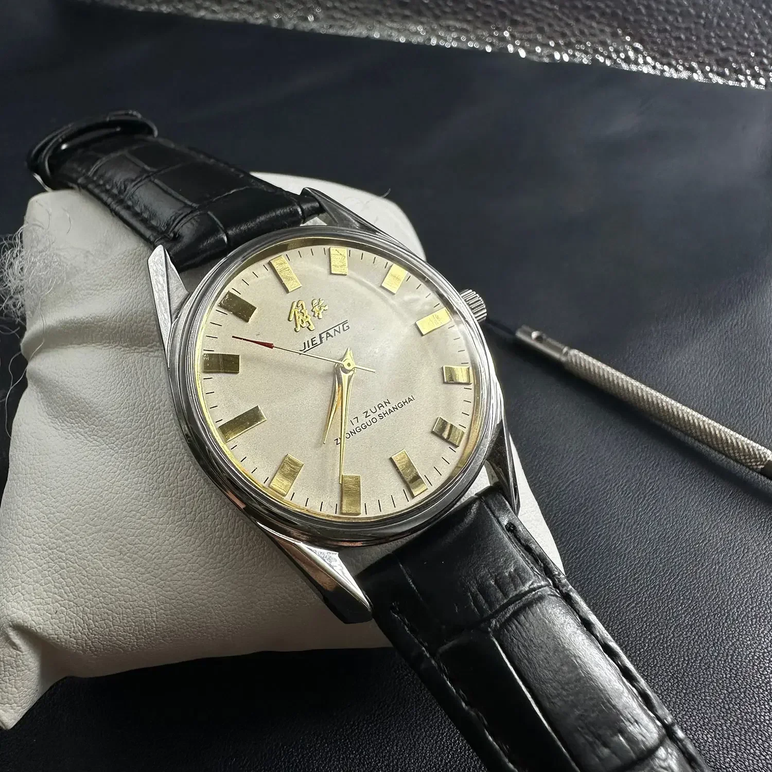 Men Mechanical Wristwatches Mechanical Hand Wind 40MM Vintage Chinese Watch for Dropshipping