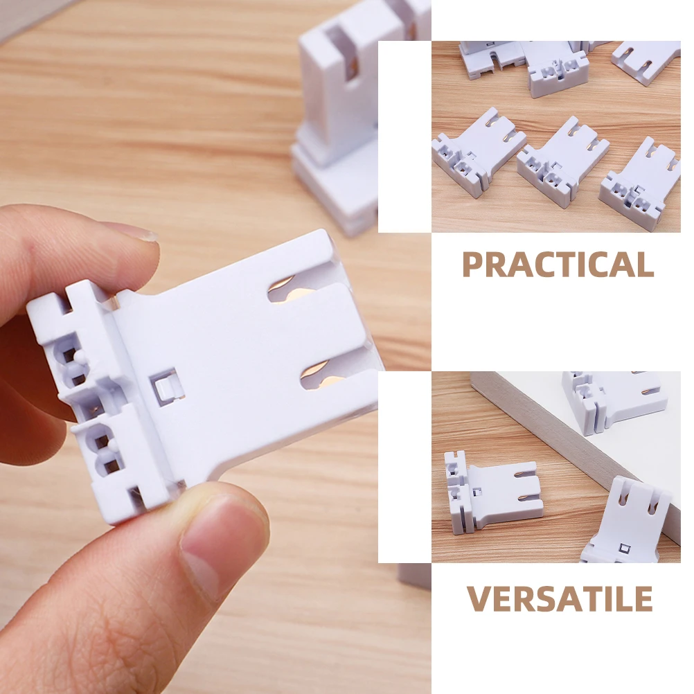 

8 Pcs LED Test Lamp Holder Durable Reusable Simple Design for Grille Desk Floor Lamps Headlamps Indoor Outdoor Tools Parts