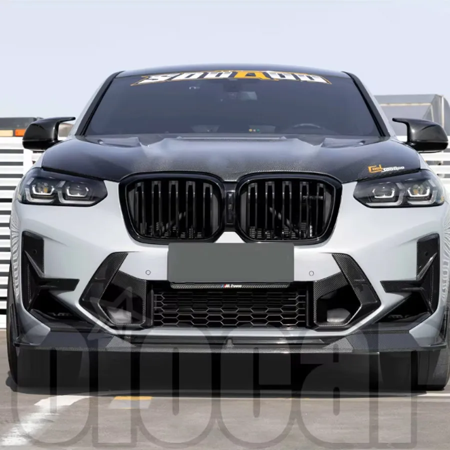 

Передний спойлер Oiomotors SQ-B Style Dry Carbon для BMW F98LCI X4M