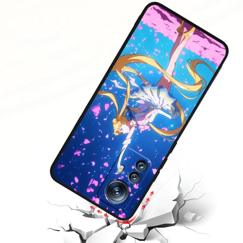 Sailor Moon Fashion Cute For Xiaomi Mi Poco F5 F4 F3 X6 X5 X4 X3 M6 M5 M5S M4 M3 C65 Pro GT NFC 5G Black TPU Phone Case