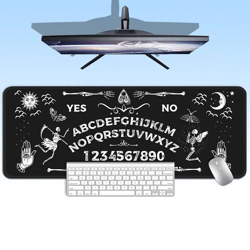 VIKAMA Starry Sun Moon Phase Big Mouse Pad Anti Slip Waterproof Gaming Desk Mat Keyboard Protector Laptop Mat Office Home Decor