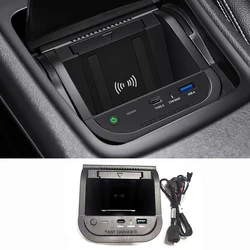 15W Car wireless charger phone charger fast charger charging plate pad charging holder for Mercedes Benz W176 C156 C177 GLA CLA